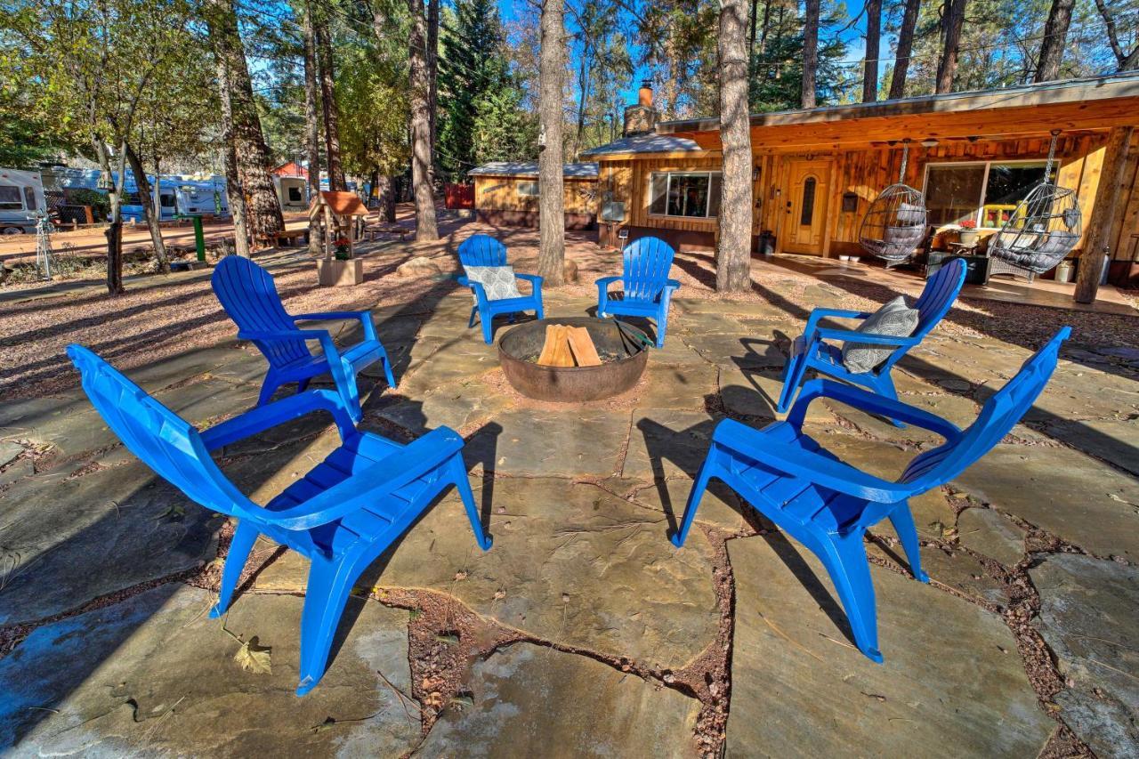 Cozy Cabin Retreat With Patio And Fenced Yard Payson Exteriör bild