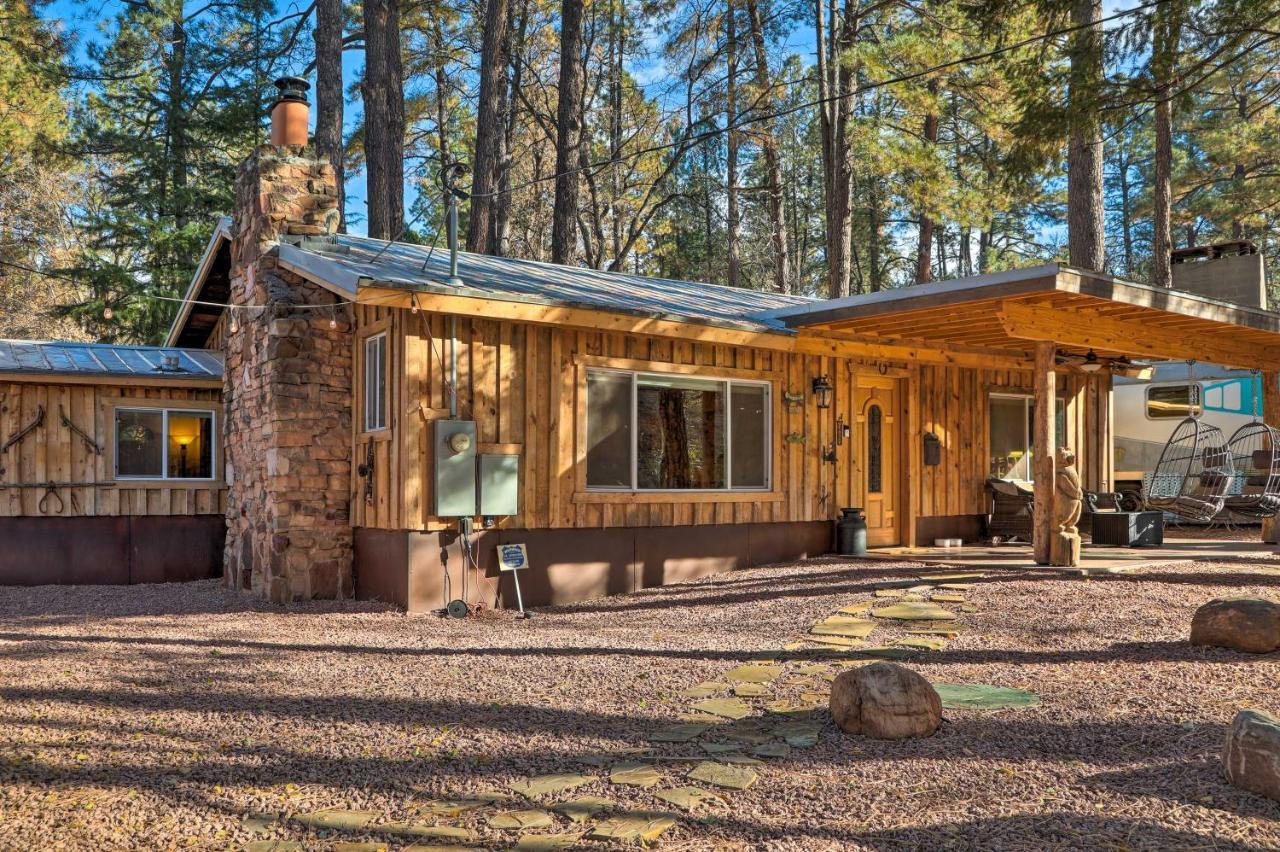 Cozy Cabin Retreat With Patio And Fenced Yard Payson Exteriör bild